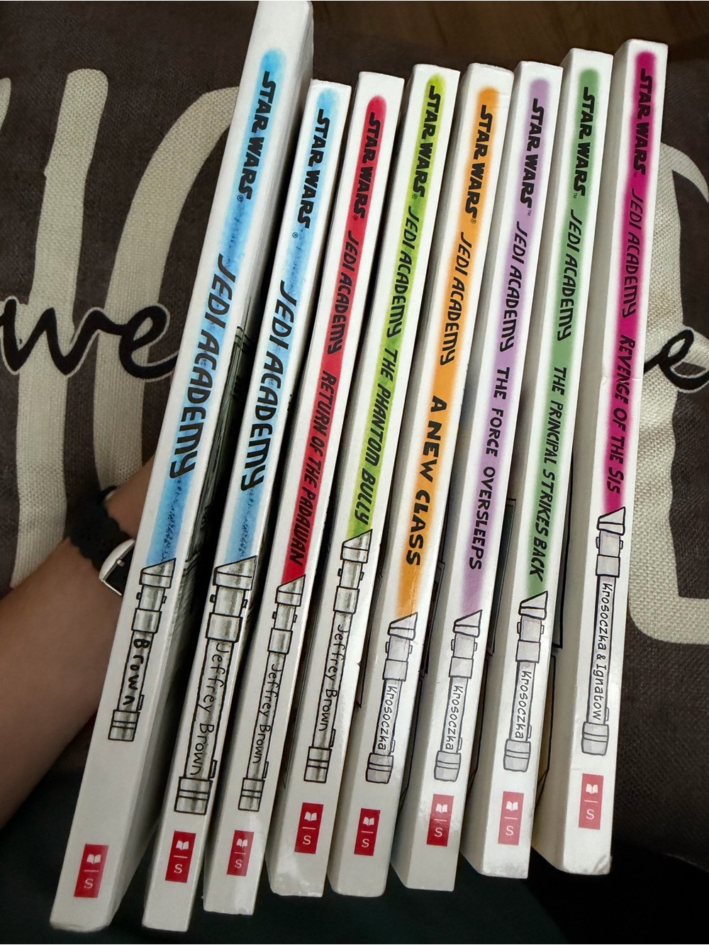 Star Wars Jedi Academy Paperback Book Set - Colorful Spine Collection
